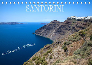 Santorini – Am Krater des Vulkans (Tischkalender 2023 DIN A5 quer) von Pfleger,  Hans