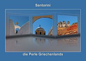 Santorini – die Perle Griechenlands (Posterbuch DIN A2 quer) von Hobscheidt,  Ernst