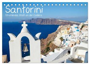 Santorini – Strahlendes Weiß an der Caldera (Tischkalender 2024 DIN A5 quer), CALVENDO Monatskalender von Otto,  Jakob