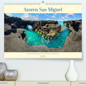 Sao Miguel Azoren – Vulkanisch geprägte Trauminsel im Atlantik (Premium, hochwertiger DIN A2 Wandkalender 2023, Kunstdruck in Hochglanz) von Rucker,  Michael