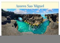 Sao Miguel Azoren – Vulkanisch geprägte Trauminsel im Atlantik (Wandkalender 2024 DIN A3 quer), CALVENDO Monatskalender von Rucker,  Michael