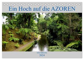 São Miguel Ein Hoch auf die Azoren (Tischkalender 2024 DIN A5 quer), CALVENDO Monatskalender von Joecks,  Armin