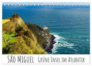 São Miguel – Grüne Insel im Atlantik (Tischkalender 2024 DIN A5 quer), CALVENDO Monatskalender von Drafz,  Silvia