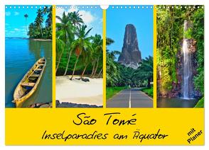 São Tomé – Inselparadies am Äquator (Wandkalender 2024 DIN A3 quer), CALVENDO Monatskalender von Plastron Pictures,  Lost