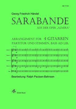 Sarabande (aus der Oper „Almira“) von Händel,  Georg Friedrich