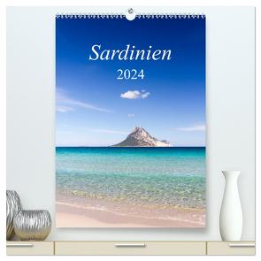 Sardinien / CH-Version (hochwertiger Premium Wandkalender 2024 DIN A2 hoch), Kunstdruck in Hochglanz von Kuehn,  Thomas