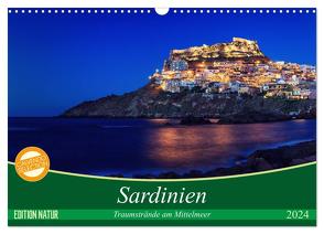 Sardinien – Traumstrände am Mittelmeer (Wandkalender 2024 DIN A3 quer), CALVENDO Monatskalender von Rosyk,  Patrick