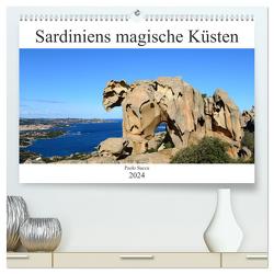 Sardiniens magische Küsten (hochwertiger Premium Wandkalender 2024 DIN A2 quer), Kunstdruck in Hochglanz von Succu,  Paolo