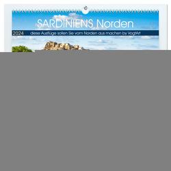 Sardiniens Norden (hochwertiger Premium Wandkalender 2024 DIN A2 quer), Kunstdruck in Hochglanz von VogtArt,  VogtArt