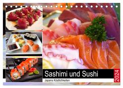 Sashimi und Sushi. Japans Köstlichkeiten (Tischkalender 2024 DIN A5 quer), CALVENDO Monatskalender von Hurley,  Rose