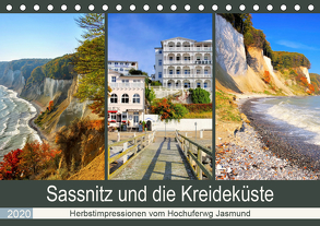 Sassnitz und die Kreideküste – Herbstimpressionen vom Hochuferweg Jasmund (Tischkalender 2020 DIN A5 quer) von LianeM