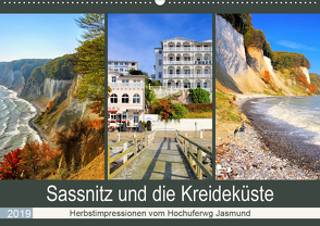 Sassnitz und die Kreideküste – Herbstimpressionen vom Hochuferweg Jasmund (Wandkalender 2019 DIN A2 quer) von LianeM