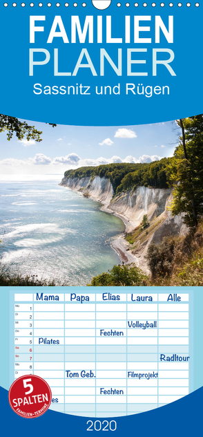 Sassnitz und Rügen – Familienplaner hoch (Wandkalender 2020 , 21 cm x 45 cm, hoch) von Leienbach Photographie,  Frank