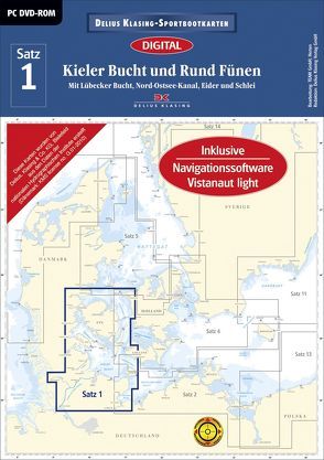 Satz 1: Kieler Bucht und Rund Fünen (DVD-ROM, Ausgabe 2016)