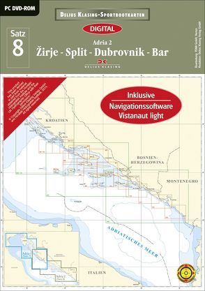 Satz 8: Žirje – Split – Dubrovnik – Bar (DVD-ROM, Ausgabe 2016)