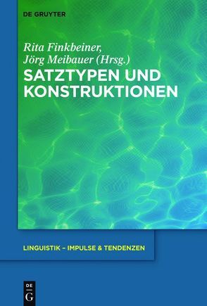 Satztypen und Konstruktionen von Finkbeiner,  Rita, Meibauer,  Jörg