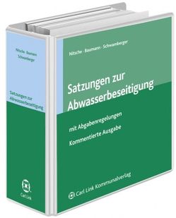 Satzungen zur Abwasserbeseitigung von Baumann,  Michael, Nitsche,  Gerhard, Schwamberger,  Wolfgang