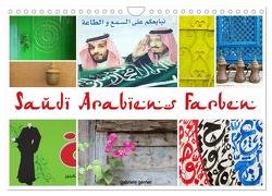 Saudi Arabiens Farben (Wandkalender 2024 DIN A4 quer), CALVENDO Monatskalender von Gerner,  Gabriele