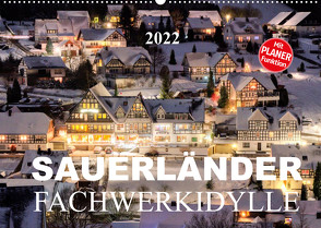 Sauerländer Fachwerkidylle (Wandkalender 2022 DIN A2 quer) von Bücker,  Heidi