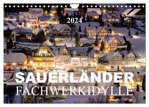 Sauerländer Fachwerkidylle (Wandkalender 2024 DIN A4 quer), CALVENDO Monatskalender von Bücker,  Heidi