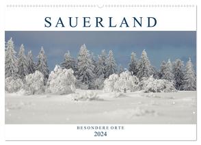 SAUERLAND – Besondere Orte (Wandkalender 2024 DIN A2 quer), CALVENDO Monatskalender von Bücker,  Heidi