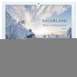Sauerland – Mein Lieblingsland (hochwertiger Premium Wandkalender 2024 DIN A2 quer), Kunstdruck in Hochglanz von Bücker,  Heidi