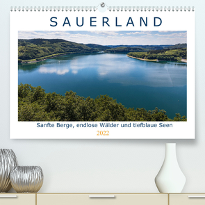 Sauerland – sanfte Berge, endlose Wälder und tiefblaue Seen (Premium, hochwertiger DIN A2 Wandkalender 2022, Kunstdruck in Hochglanz) von Bücker,  Heidi