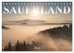 Sauerland, zu jeder Jahreszeit ein Naturgenuss (Tischkalender 2024 DIN A5 quer), CALVENDO Monatskalender von Bücker,  Heidi