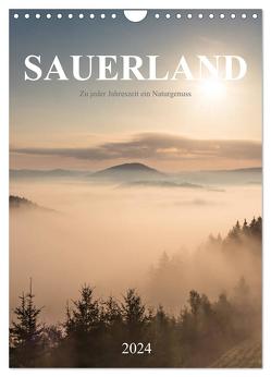 Sauerland, zu jeder Jahreszeit ein Naturgenuss (Wandkalender 2024 DIN A4 hoch), CALVENDO Monatskalender von Bücker,  Heidi
