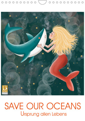SAVE OUR OCEANS – Ursprung allen Lebens (Wandkalender 2024 DIN A4 hoch), CALVENDO Monatskalender von Krampikowski,  Danja