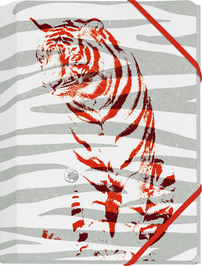 Save the Tiger Mini-Sammelmappe Motiv Roter Tiger von Schöll,  Stephan