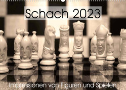 Schach 2023. Impressionen von Figuren und Spielen (Wandkalender 2023 DIN A2 quer) von Lehmann (Hrsg.),  Steffani