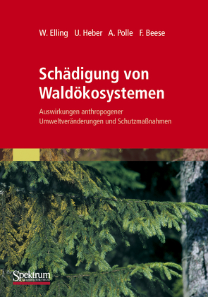 Schädigung von Waldökosystemen von Beese,  Friedrich, Elling,  Wolfram, Heber,  Ulrich, Polle,  Andrea