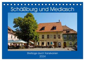 Schäßburg und Mediasch – Streifzüge durch Transilvanien (Tischkalender 2024 DIN A5 quer), CALVENDO Monatskalender von Hegerfeld-Reckert,  Anneli