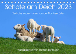 Schafe am Deich 2023. Tierische Impressionen von der Nordseeküste (Tischkalender 2023 DIN A5 quer) von Lehmann,  Steffani