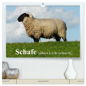 Schafe zählen leicht gemacht! (hochwertiger Premium Wandkalender 2024 DIN A2 quer), Kunstdruck in Hochglanz von Stanzer,  Elisabeth