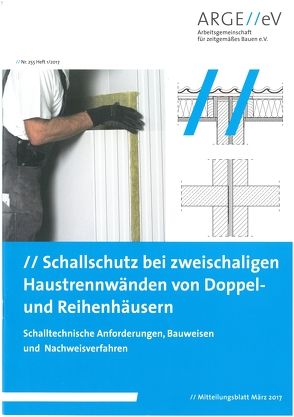Schallschutz bei zweischaligen Haustrennwänden von Doppel- und Reihenhäusern von Focke,  Klaus, Walberg,  Dietmar