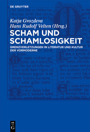 Scham und Schamlosigkeit von Gvozdeva,  Katja, Velten,  Hans Rudolf