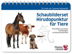 Schaubilderset Hirudopunktur für Tiere, Schweizer Ausgabe von Dr. med. vet. Hauswirth,  Susanne