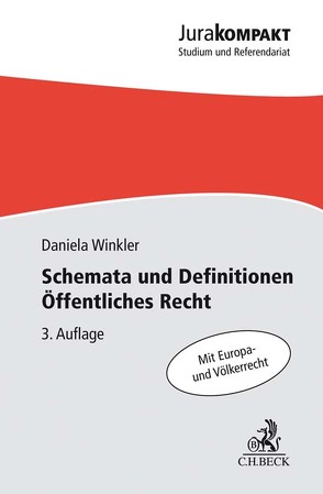 Schemata und Definitionen Öffentliches Recht von Winkler,  Daniela