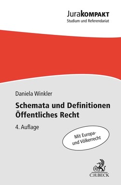 Schemata und Definitionen Öffentliches Recht von Winkler,  Daniela