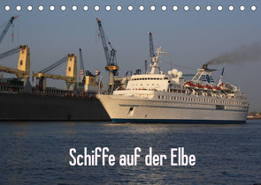 Schiffe auf der Elbe (Tischkalender 2023 DIN A5 quer) von Simonsen / Hamborg-Foto,  Andre