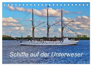 Schiffe auf der Unterweser (Tischkalender 2024 DIN A5 quer), CALVENDO Monatskalender von Harms,  Christian