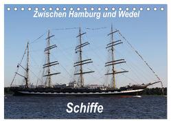 Schiffe – Zwischen Hamburg und Wedel (Tischkalender 2024 DIN A5 quer), CALVENDO Monatskalender von Springer,  Heike