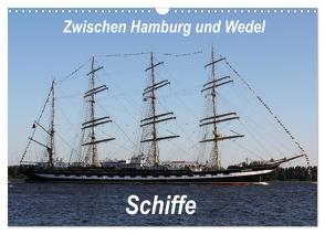 Schiffe – Zwischen Hamburg und Wedel (Wandkalender 2024 DIN A3 quer), CALVENDO Monatskalender von Springer,  Heike