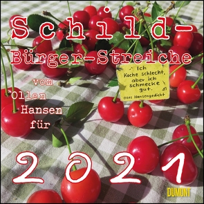Schild-Bürger-Streiche 2021 ‒ Von Pit Schulz ‒ Broschürenkalender ‒ Format 30 x 30 cm von Schulz,  Peter-Torsten