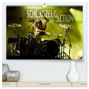 Schlagzeug Action (hochwertiger Premium Wandkalender 2024 DIN A2 quer), Kunstdruck in Hochglanz von Bleicher,  Renate