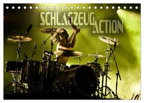Schlagzeug Action (Tischkalender 2024 DIN A5 quer), CALVENDO Monatskalender von Bleicher,  Renate