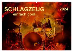 Schlagzeug – einfach cool (Wandkalender 2024 DIN A2 quer), CALVENDO Monatskalender von Roder,  Peter