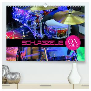 Schlagzeug on Tour (hochwertiger Premium Wandkalender 2024 DIN A2 quer), Kunstdruck in Hochglanz von Utz,  Renate
